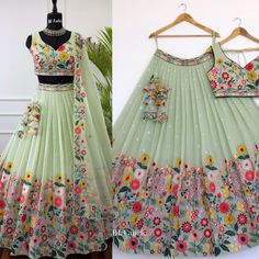 Mughal Garden Splendor – Digital Embroidery Lehenga Design Set (DST, PES, JEF, EXP)
