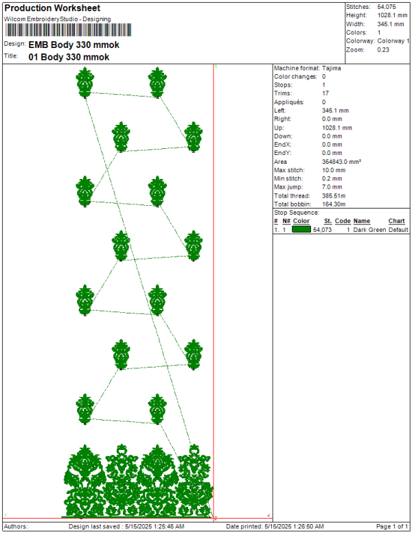 3 mm seq lace/border Machine Embroidery Patterns & Fonts