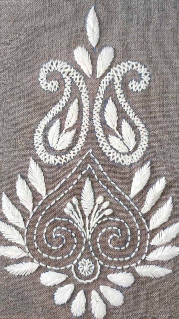 Mughal Grace – Digital Embroidery Neckline Design (DST, PES, JEF, EXP)